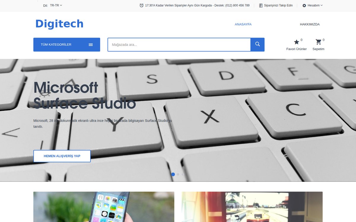 Digitech - OpenCart Teknoloji Teması