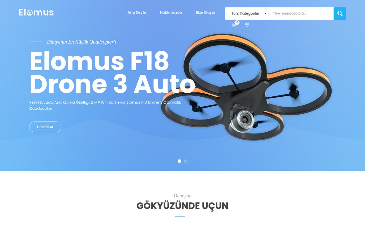 Elomus - OpenCart Tek Ürün Teması