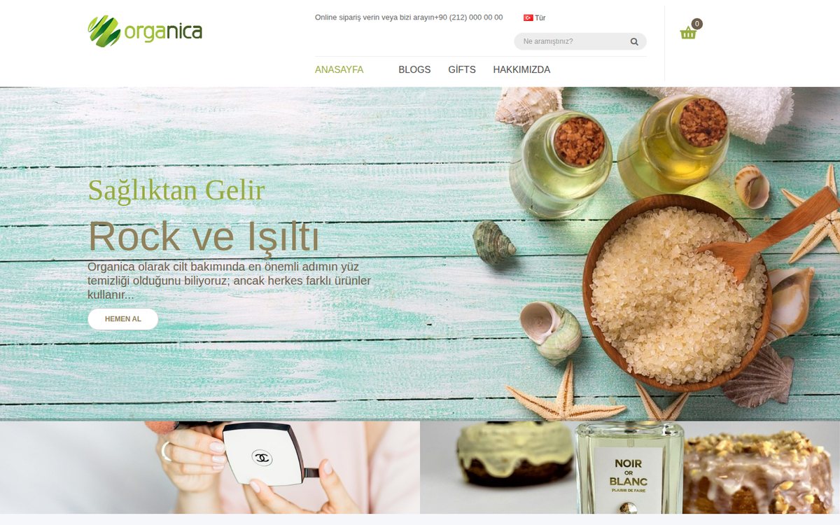 Organica - OpenCart Kozmetik Teması
