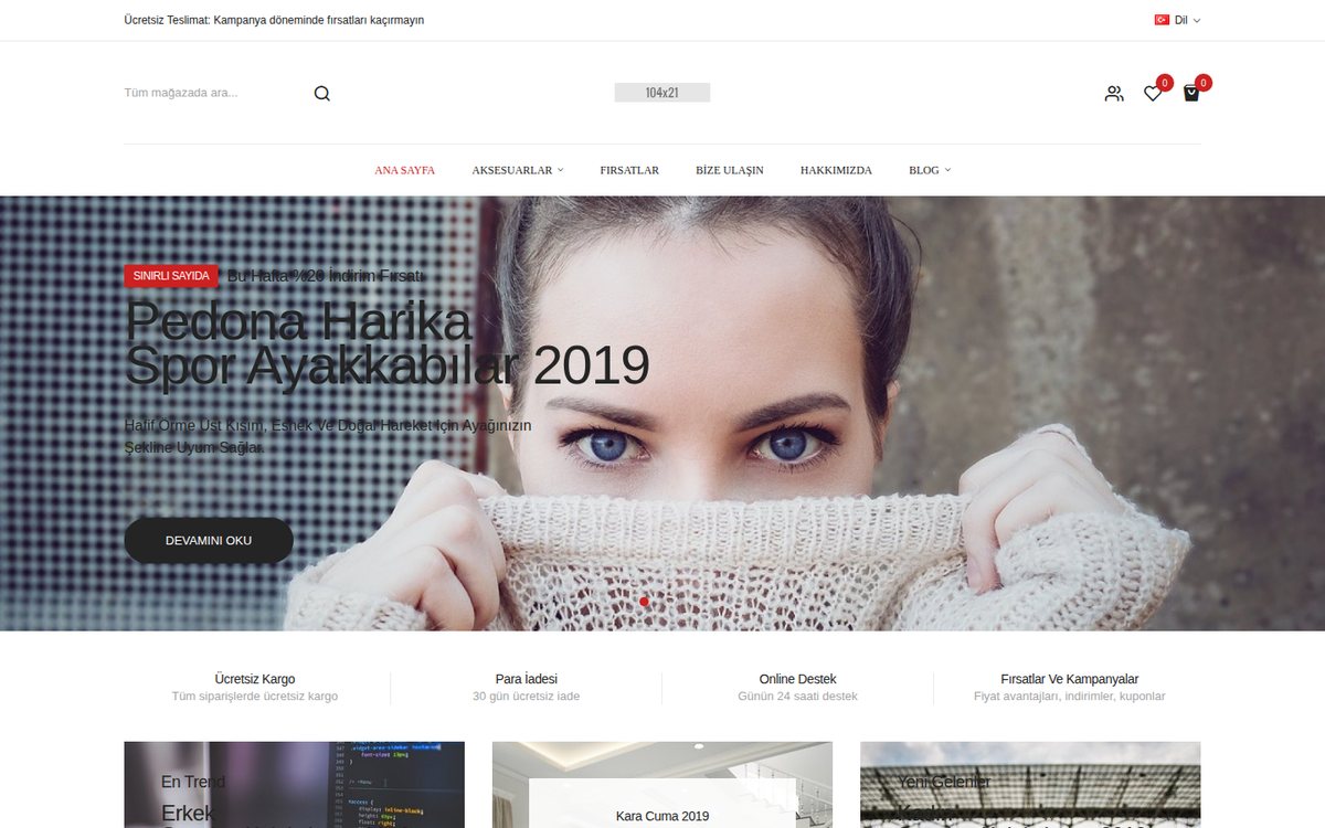 Pedona - OpenCart Renk Seçenekli Teması